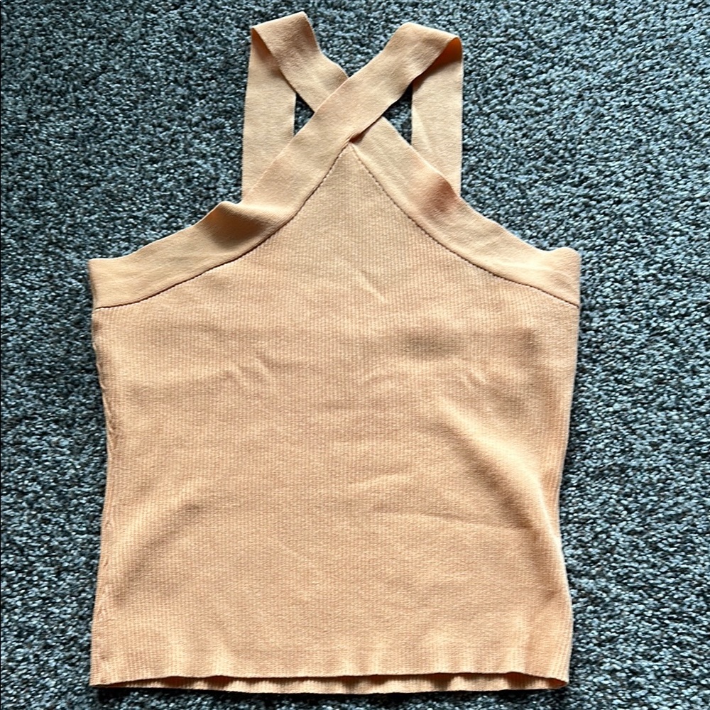 Peach Sleeveless Women's Top